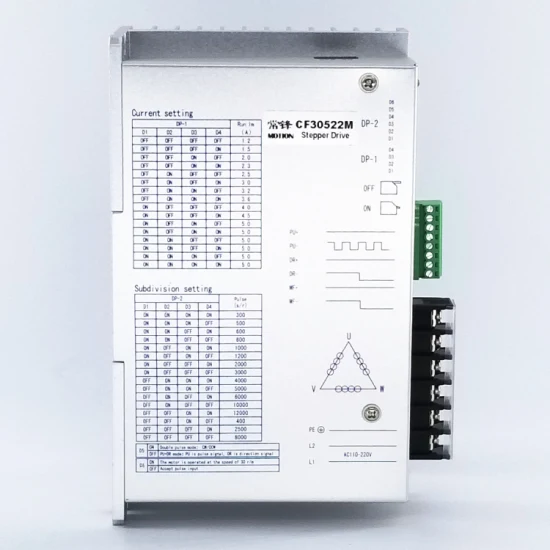 3-Phasen-Hybrid-Schrittmotortreiber CF30522m Schritttreiber für NEMA42-Schrittmotor